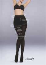 Silhouette tight 50 DEN panty ZWART