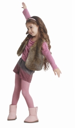 Angora wool mix 200 DEN panty KIDS VANILLE