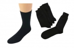 6-PACK 100% katoenen basic sokken ZWART
