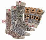 3-pack Canadian Socks 80% wol